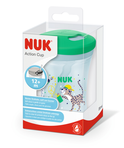 NUK Trinklernbecher Action Cup 230ml grün