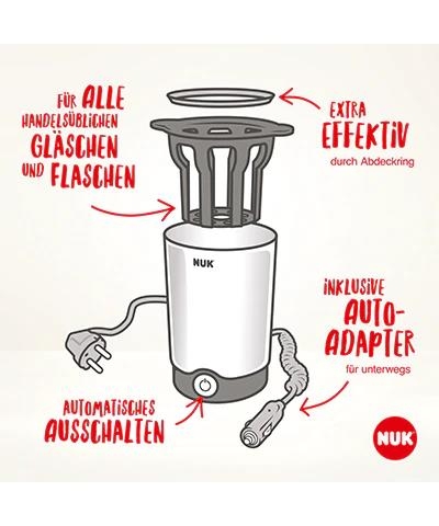 NUK Flaschenwärmer Thermo Express Plus Babykostwärmer