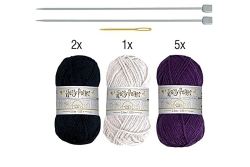ThumbsUp! Harry Potter Strick-Set Türstopper Bus lila