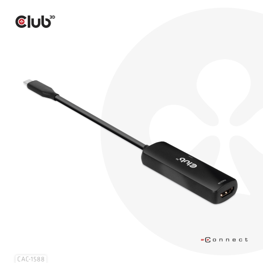Club3D Adapter USB 3.2 Typ C > HDMI 2.1 HDR10 8K60Hz aktiv retail