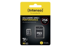 Intenso SD MicroSDXC Card 256GB UHS-I inkl. SD- Adapter...