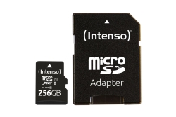 Intenso SD MicroSDXC Card 256GB UHS-I inkl. SD- Adapter retail
