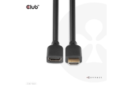 Club3D HDMI-Kabel 2.1 UHD-Verlängerungskabel 1 Meter St/Bu retail