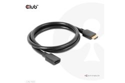 Club3D HDMI-Kabel 2.1 UHD-Verlängerungskabel 1 Meter St/Bu retail
