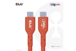 Club3D Kabel USB 2 Typ C PD 240W / 480Mb 4m St/St retail