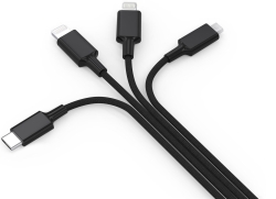 smrter Hydra ELITE 6in1 Nylon-Ladekabel Typ Lightning,...