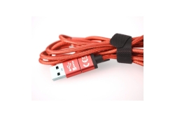 smrter Hydra ULTRA 5in1 Nylon-Ladekabel, 120cm, red retail