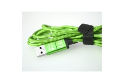 smrter Hydra ULTRA 5in1 Nylon-Ladekabel, 120cm, green retail