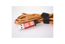 smrter Hydra ULTRA 5in1 Nylon-Ladekabel, 120cm, orange...