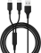 smrter Hydra DUO Ladekabel, Typ USB-C, 120cm, black retail