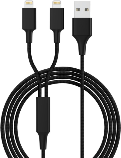 smrter Hydra DUO Ladekabel, Typ Lightning, 120cm, black retail