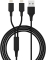 smrter Hydra DUO Ladekabel, Typ Lightning, 120cm, black retail