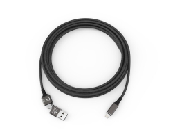 smrter SPEEDY Ladekabel, Typ Lightning, 100cm, black retail