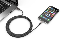 smrter SPEEDY Ladekabel, Typ Lightning, 100cm, black retail