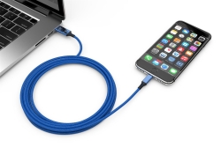 smrter SPEEDY Ladekabel, Typ Lightning, 100cm, blue retail