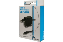 Inter-Tech Stecker-Netzteil PD-2045 45W USB-C schwarz