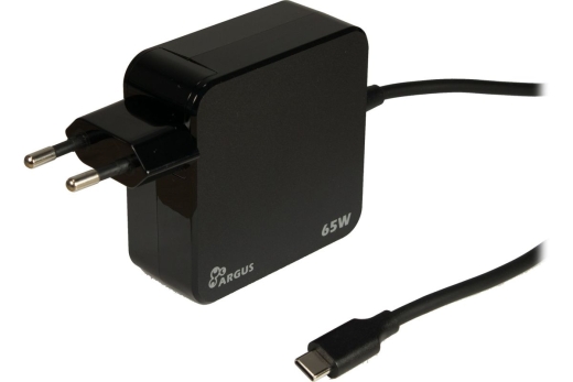 Inter-Tech Stecker-Netzteil PD-2065 65W USB-C schwarz