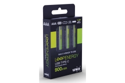 Verico LoopEnergy Li-Ion Akku AAA900, USB-C, 4er Pack retail