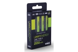 Verico LoopEnergy Li-Ion Akku AA2550, USB-C, 4er Pack retail