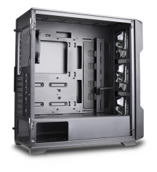 Nanoxia Gehäuse MIDI DS-9G ARGB black - USB-C - TG