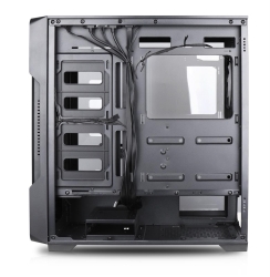 Nanoxia Gehäuse MIDI DS-9G ARGB black - USB-C - TG