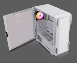 Nanoxia Gehäuse MIDI DS-9G-W ARGB White - USB-C - TG
