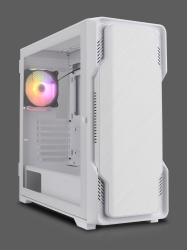 Nanoxia Gehäuse MIDI DS-9G-W ARGB White - USB-C - TG