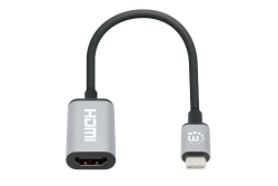 MANHATTAN 4K@60Hz USB 3.2 Typ C auf HDMI-Adapter 15cm Kabel