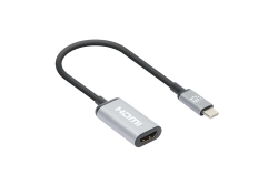 MANHATTAN 4K@60Hz USB 3.2 Typ C auf HDMI-Adapter 15cm Kabel