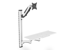DIGITUS WAH Arbeitspl. 0-32 1TFT+TAS 2Gelenke weiß...