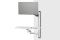 DIGITUS WAH Arbeitspl. 0-32 1TFT+TAS 2Gelenke weiß Max.8KG