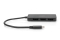 DIGITUS USB-Hub 3-Port C ->3xDP m.Kabel schwarz