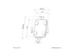 Neomounts WAH Tablet 7,9-11 360° weiß