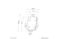 Neomounts WAH Tablet 7,9-11 360° schwarz
