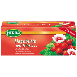 Tee Hagebutte mit Hibiskus 25 Beutel x 2,0 g