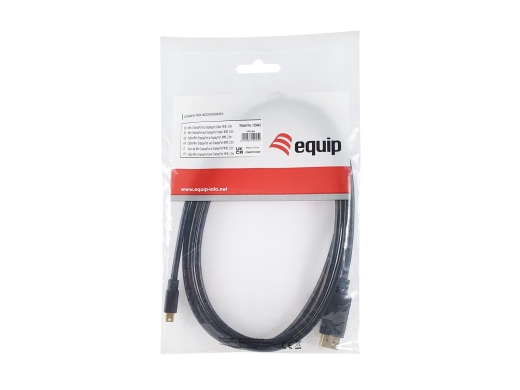 Equip Mini DisplayPort->DP 4K/ 60Hz St/St 2.00m sw Polybeutel