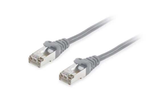 Equip Patchkabel Cat6A S/FTP 2xRJ45 15.00m grau LSZH Polybeutel