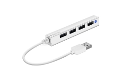 Speedlink USB-HUB SNAPPY SLIM, 4-Port, Passiv, weiß...