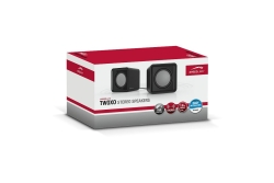 Speedlink Lautsprecher TWOXO, Stereo, schwarz retail