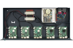 Rackmount.IT Kit for Raspberry Pi4 with P/S for max. 5 units