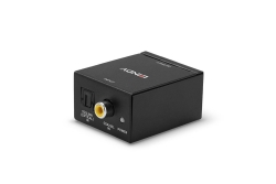 LINDY DA-Wandler,TosLink (optisch) & koaxial an RCA-Stereo