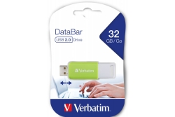 USB-Stick 32GB Verbatim V DataBar USB 2.0 Drive Green retail