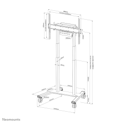 Neomounts BOS 37-100 1TFT schwarz Max.110KG motorisiert...