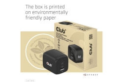 Club3D Ladegerät 2xUSB Typ C, 1xUSB Typ A, PD 65W, GaN retail
