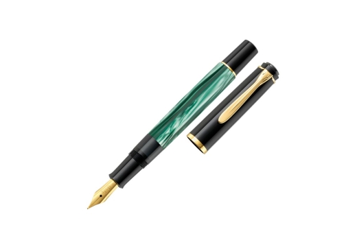 Pelikan Füllhalter M200 Grün-Marm. F Geschenkbox