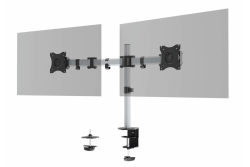 DURABLE Monitorhalterung SELECT für 2 Mon. Tischbef...