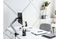 DURABLE Monitorhalt. SELECT PLUS m Arm f 1 Mon. Tischb. Sil.