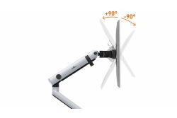 DURABLE Monitorhalt. SELECT PLUS m Arm f 1 Mon. Tischb. Sil.