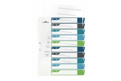 DURABLE Register A4 + 10tlg. 1-10 farbige Taben+trans. Form.