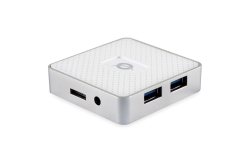 CONCEPTRONIC 4-Port Hub USB Micro-B->4xA3.0 m.Netz. ws